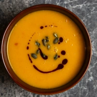 Amvrosia-Gastrobar-Kürbissuppe Amvrosia-Gastrobar-Kürbissuppe